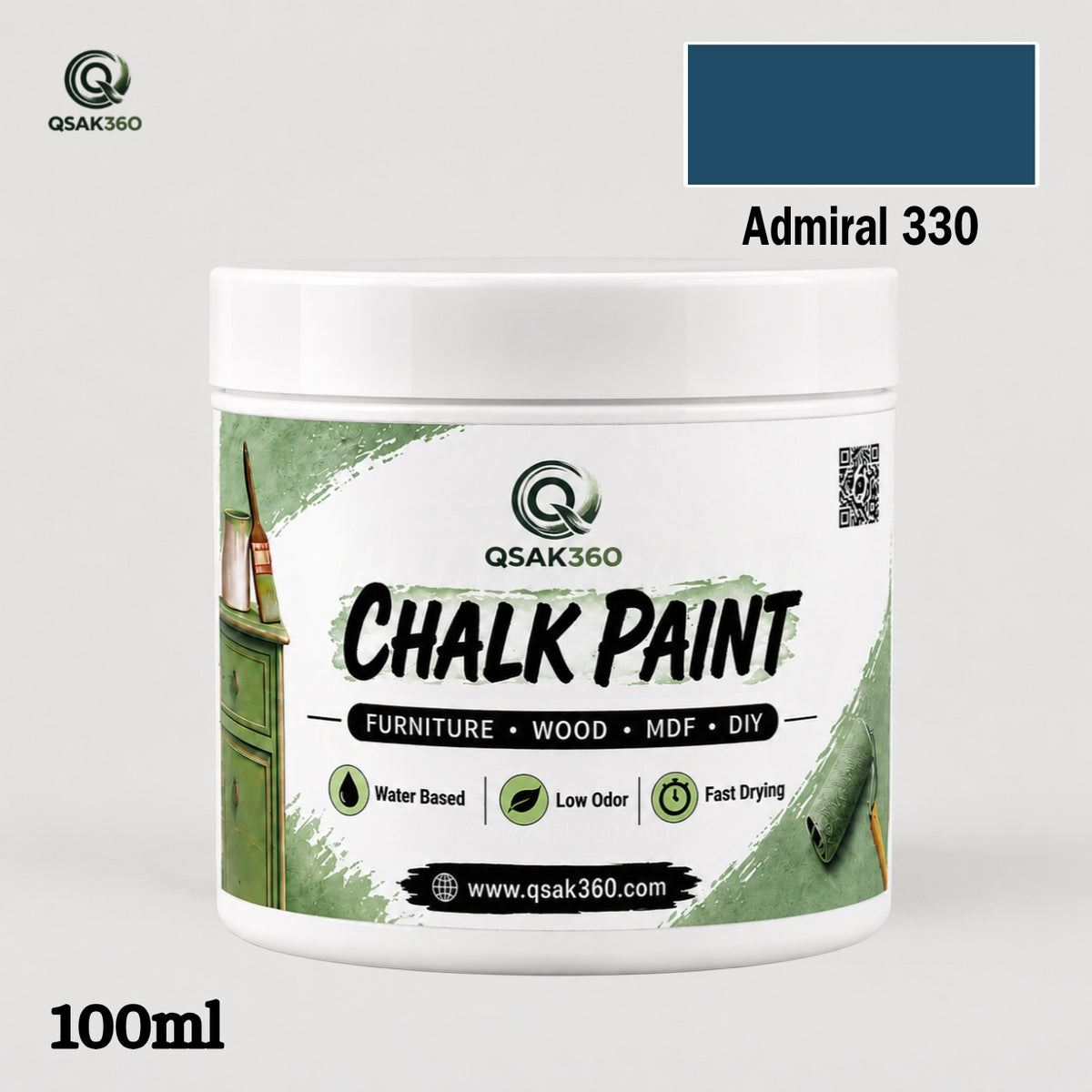 Chalk Paint for Furniture & Wood – Matte Finish | QSAK360