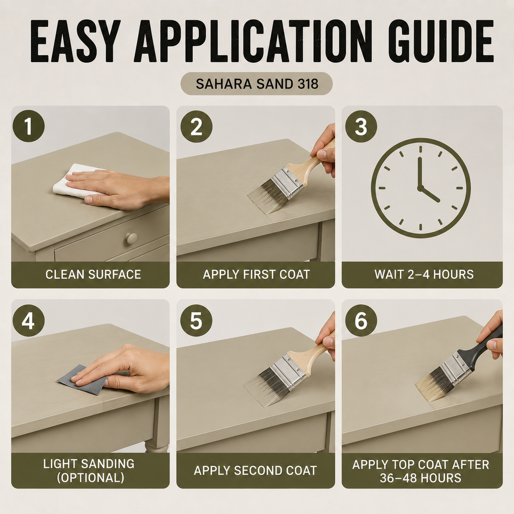 Sahara Sand 318 Chalk Paint for Furniture, Wood, Cabinets & DIY Projects
