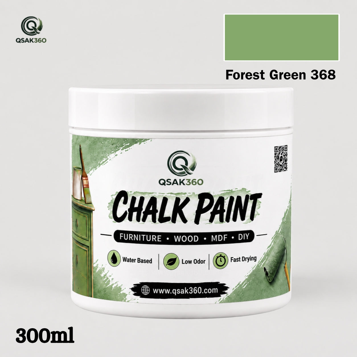 Chalk Paint for Furniture & Wood – Matte Finish | QSAK360