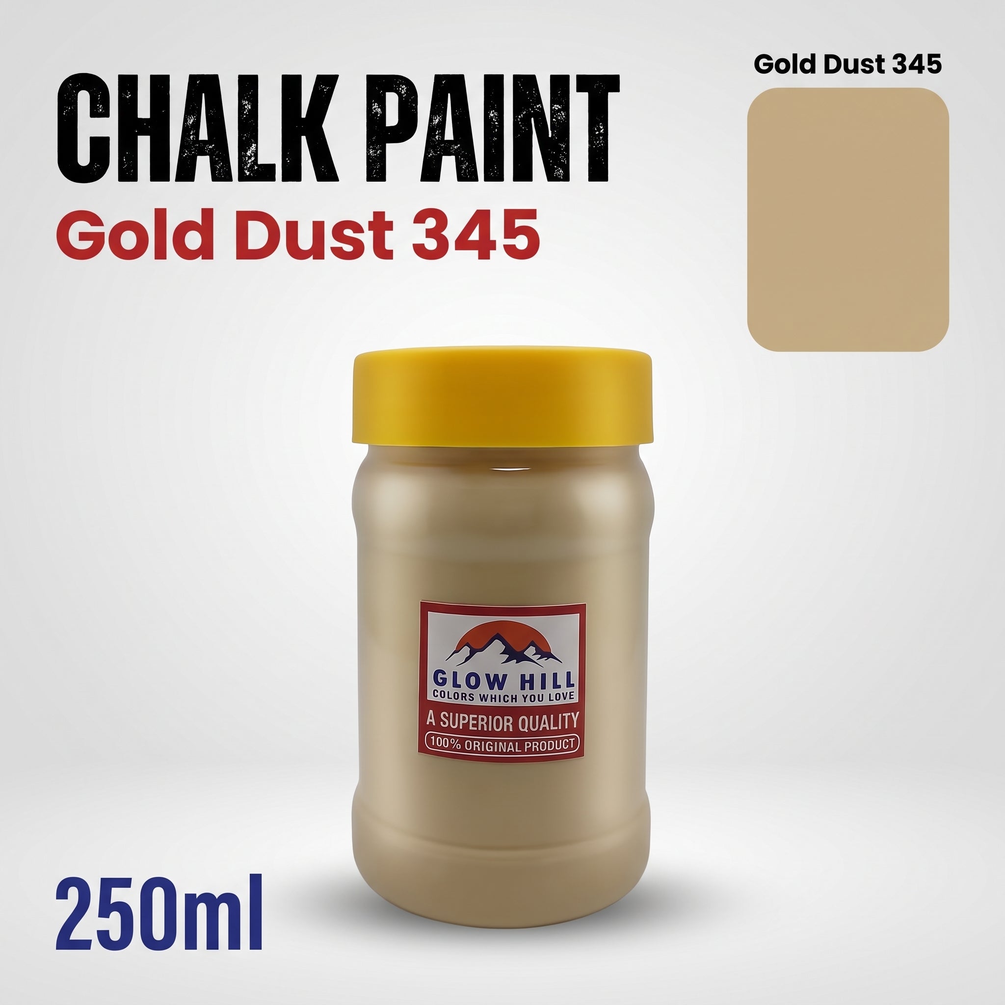 Gold Dust 345 Chalk Paint for Furniture, Wood, Cabinets & DIY Projects