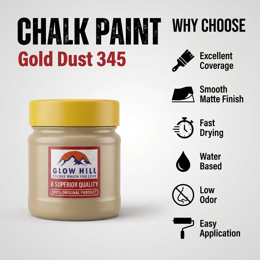 Gold Dust 345 Chalk Paint for Furniture, Wood, Cabinets & DIY Projects