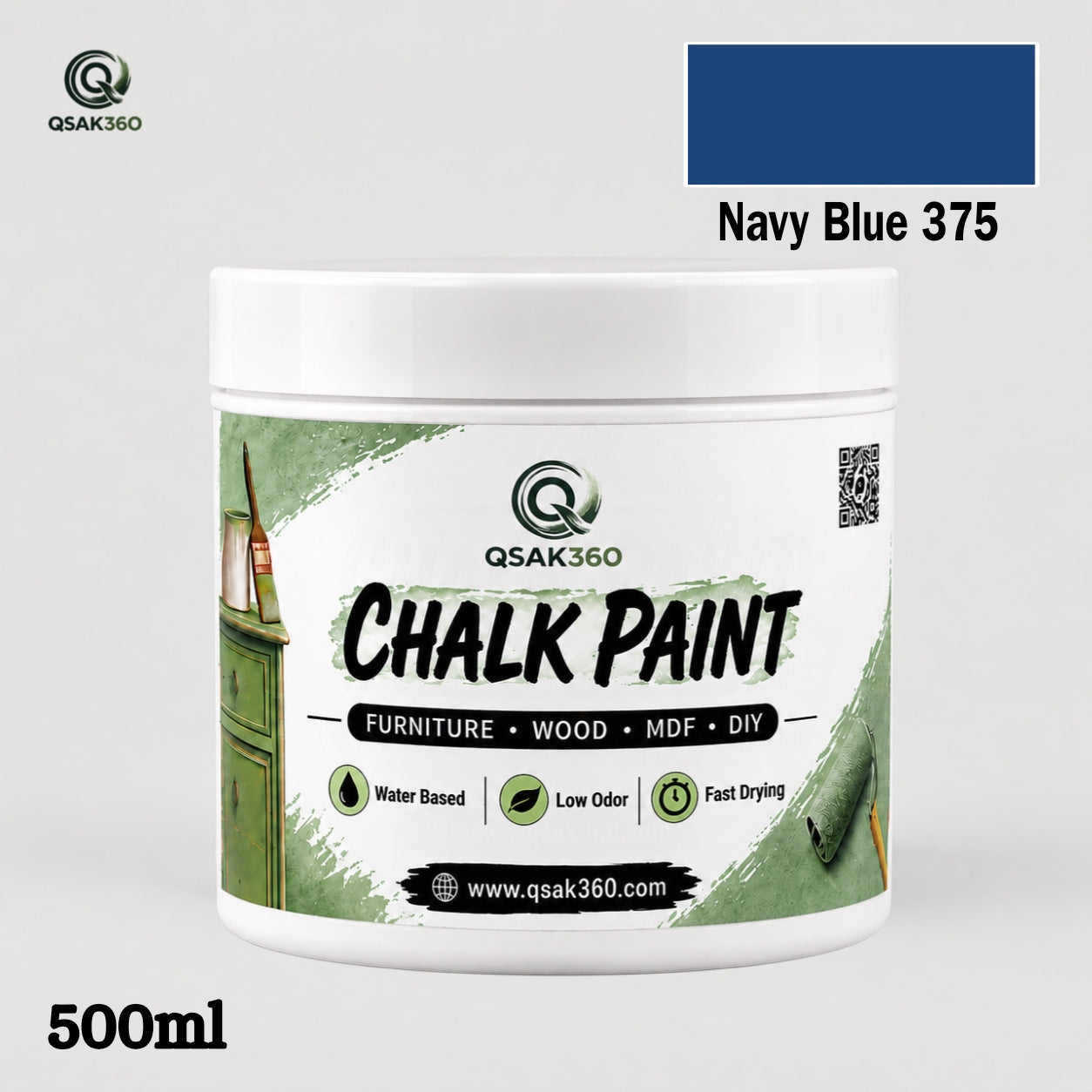 Chalk Paint for Furniture & Wood – Matte Finish | QSAK360