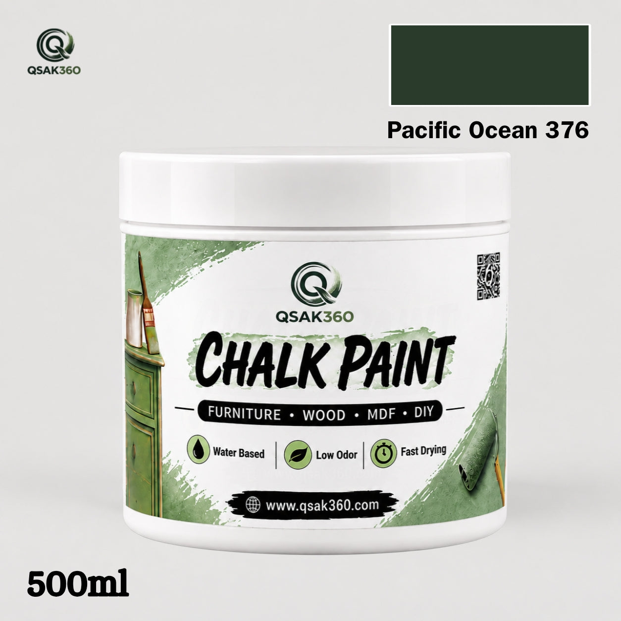 Chalk Paint for Furniture & Wood – Matte Finish | QSAK360