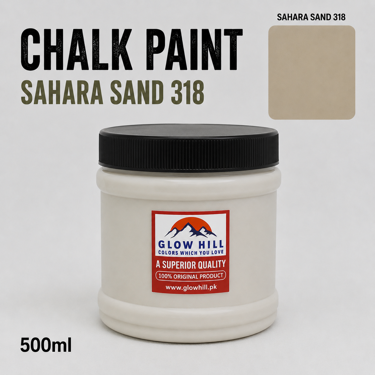 Sahara Sand 318 Chalk Paint for Furniture, Wood, Cabinets & DIY Projects