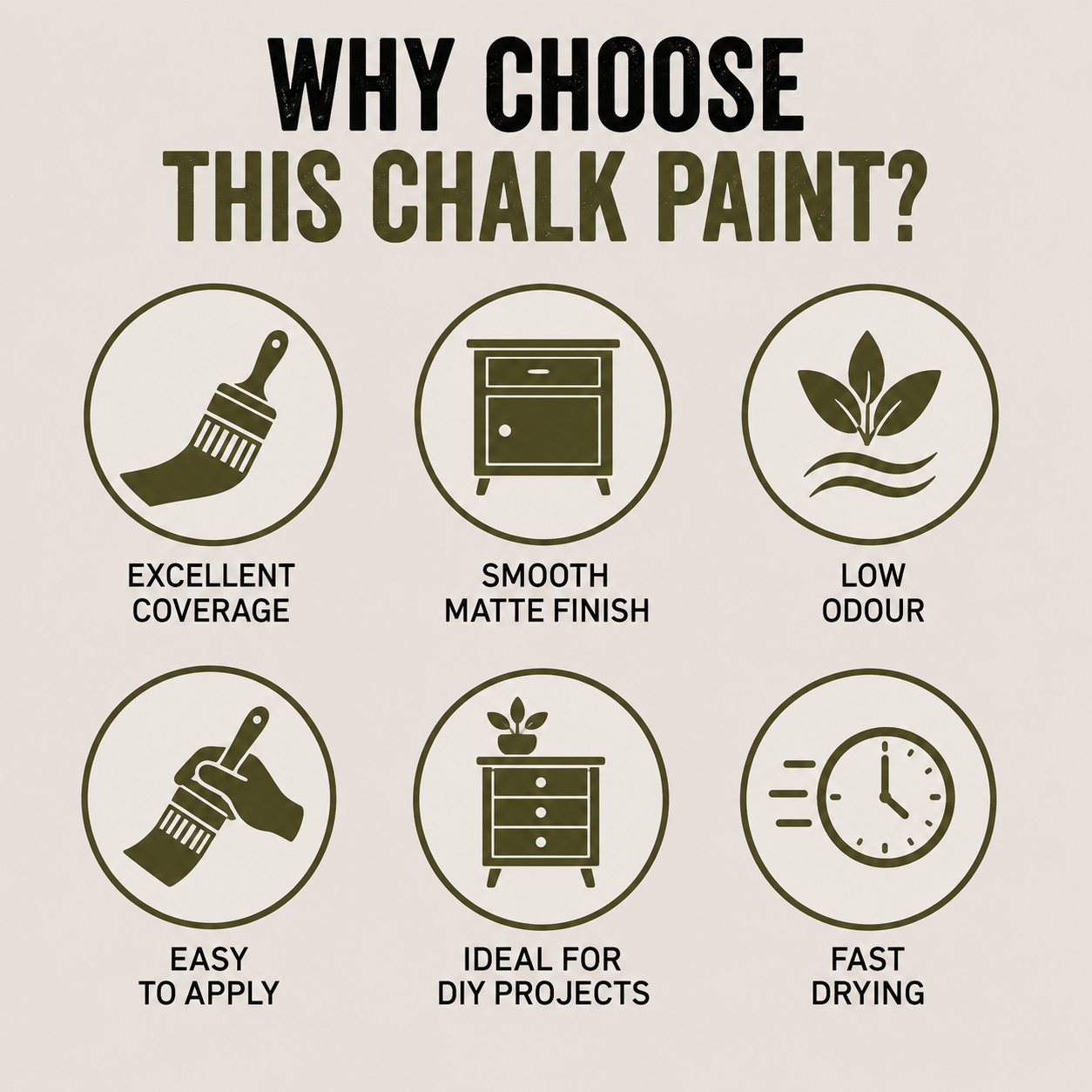 Sahara Sand 318 Chalk Paint for Furniture, Wood, Cabinets & DIY Projects