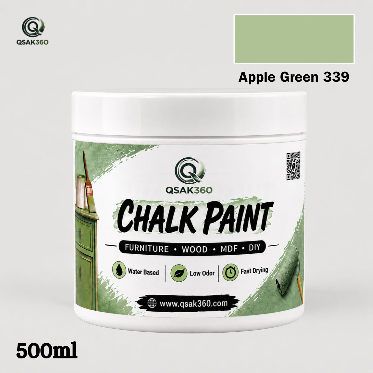 Chalk Paint for Furniture & Wood – Matte Finish | QSAK360