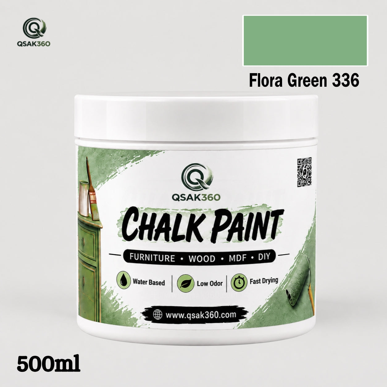 Chalk Paint for Furniture & Wood – Matte Finish | QSAK360