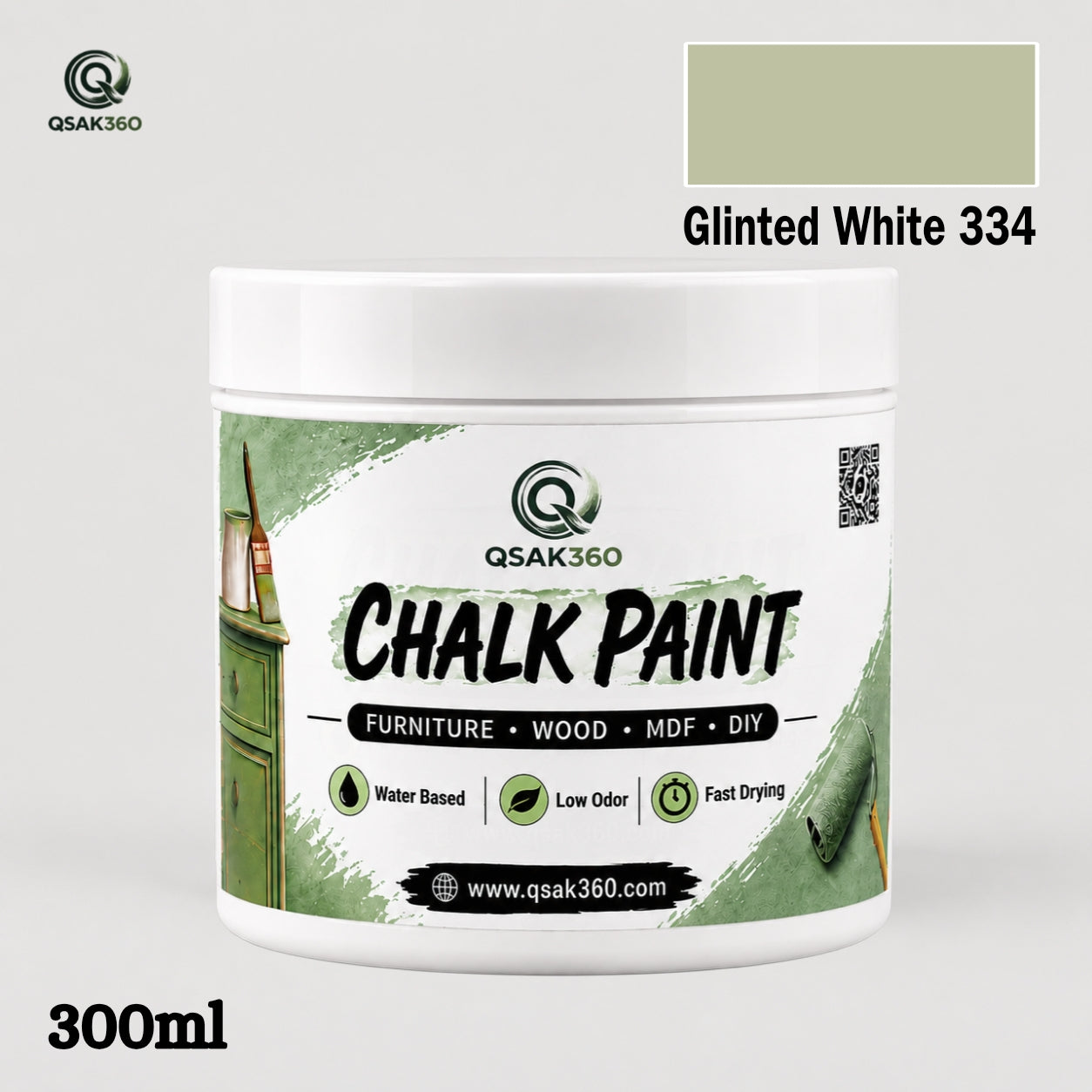 Chalk Paint for Furniture & Wood – Matte Finish | QSAK360