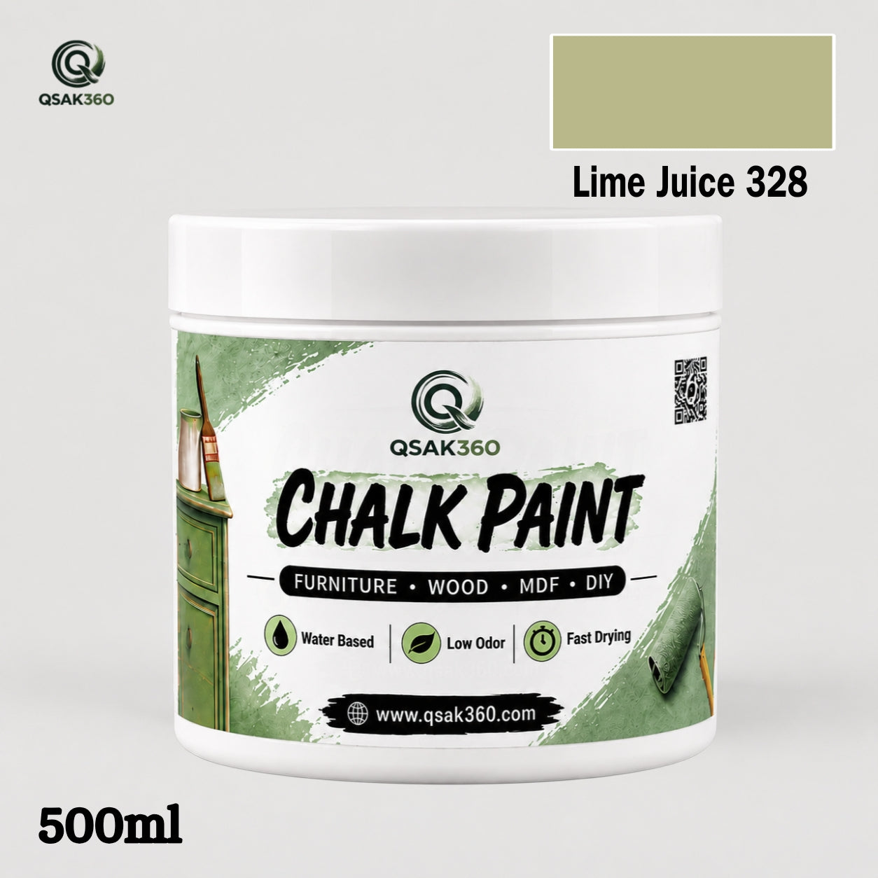 Chalk Paint for Furniture & Wood – Matte Finish | QSAK360