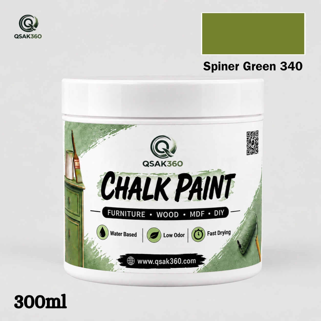 Chalk Paint for Furniture & Wood – Matte Finish | QSAK360