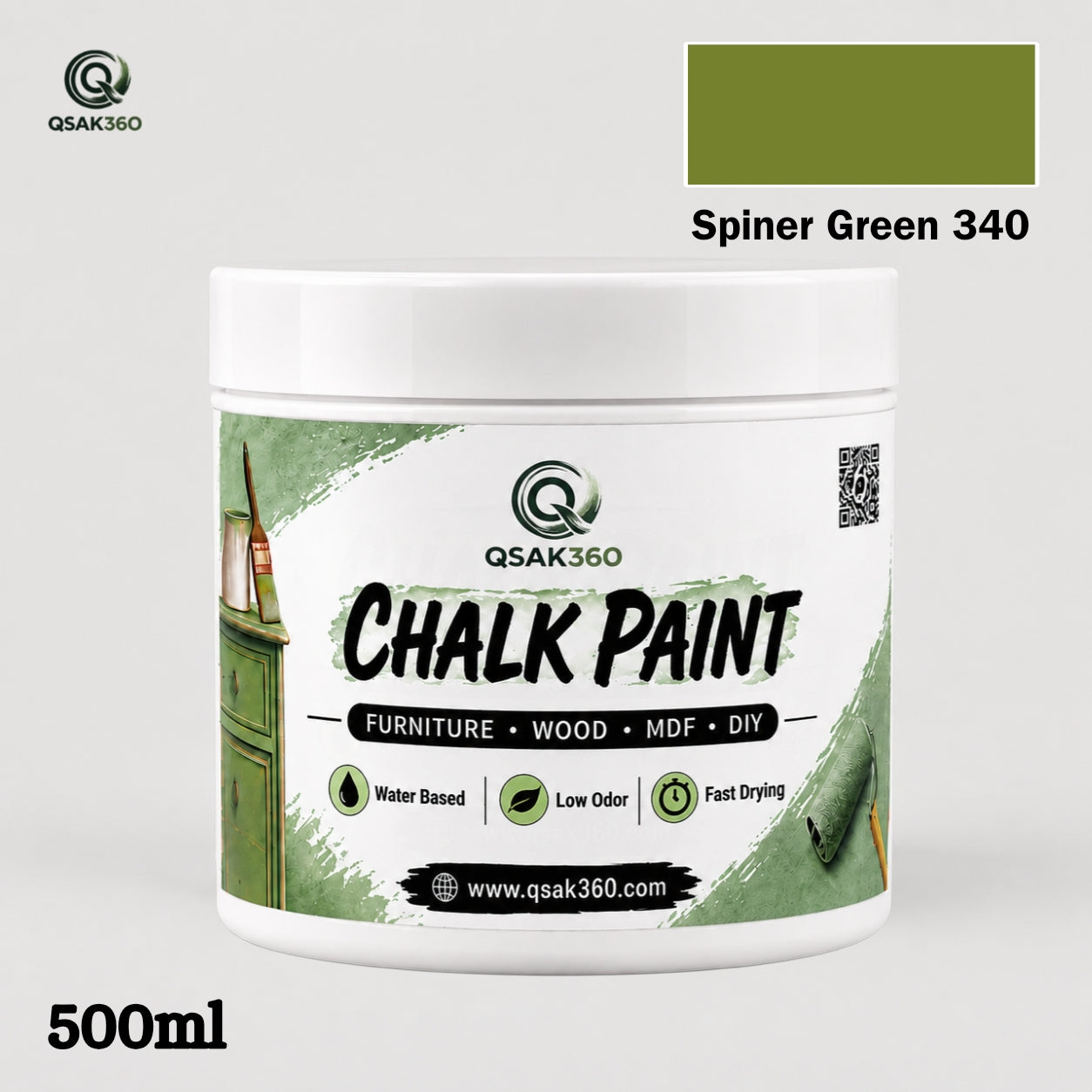Chalk Paint for Furniture & Wood – Matte Finish | QSAK360