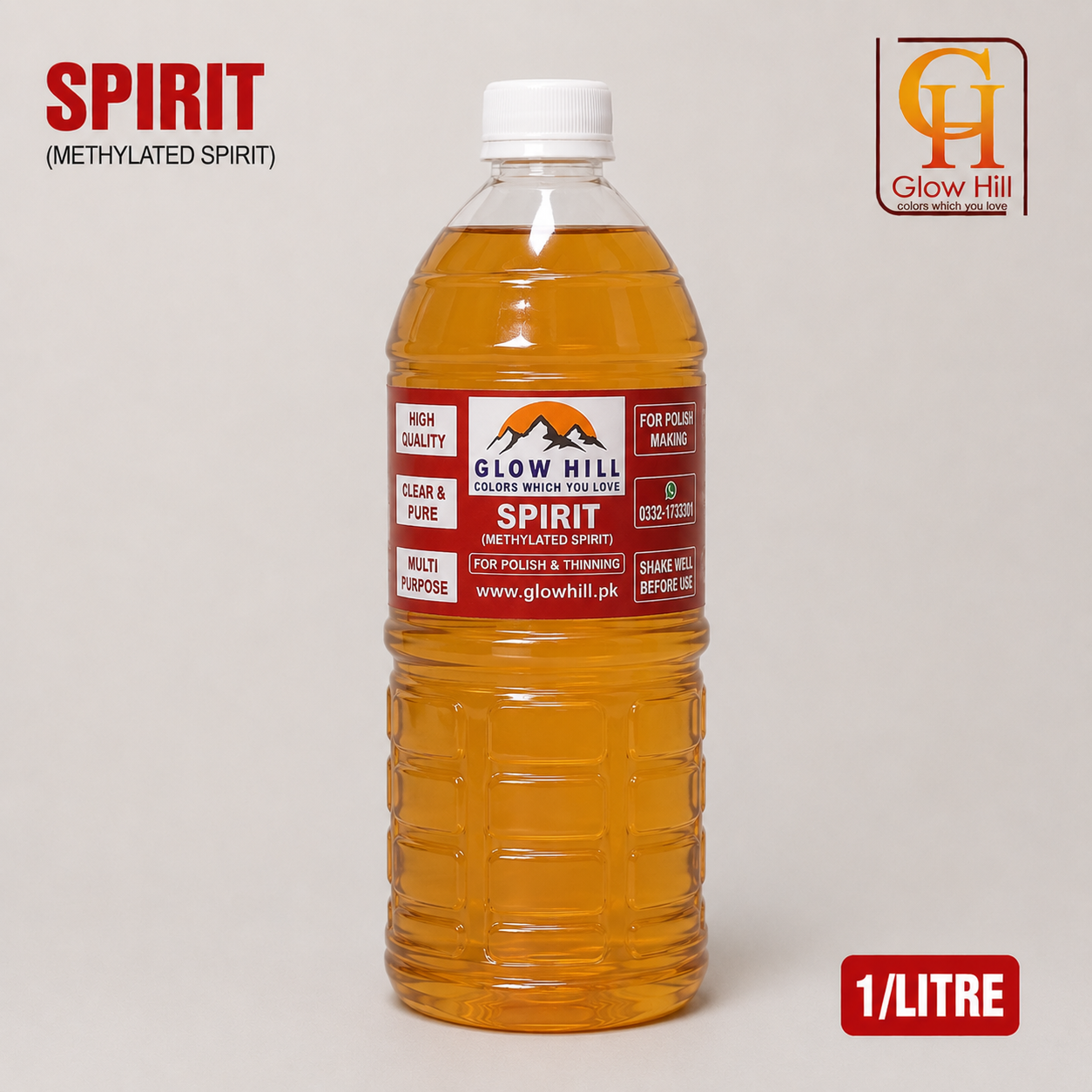 Methylated Spirit | Spirit for Polish Making, Thinning & Surface Cleaning