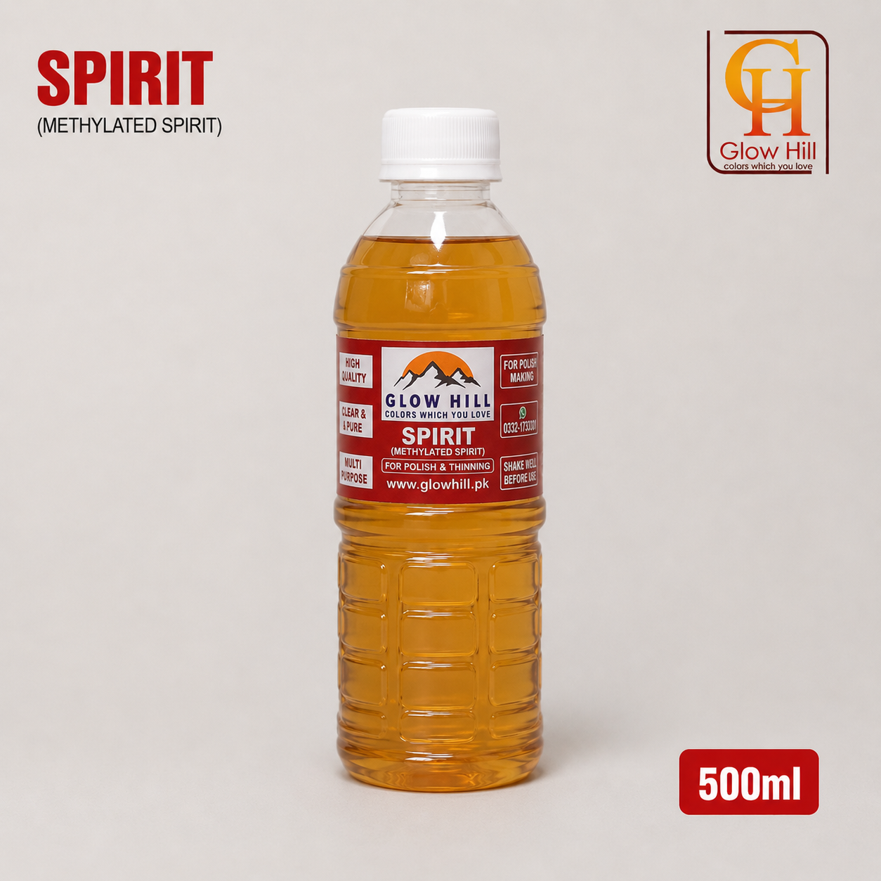 Methylated Spirit | Spirit for Polish Making, Thinning & Surface Cleaning