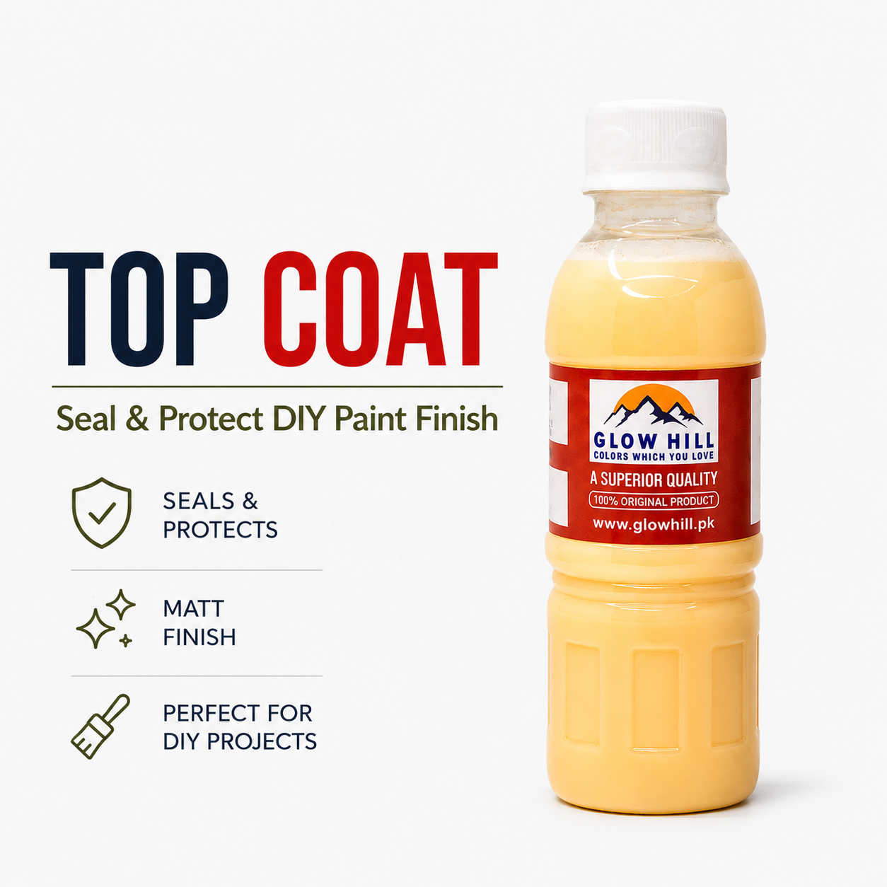 Top Coat for Chalk Paint | Clear Protective Finish for Furniture & DIY Projects